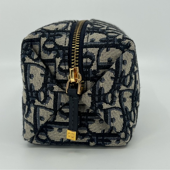 Dior toiletry bag canvas make up cosmetic pouch - Picture 5 of 10